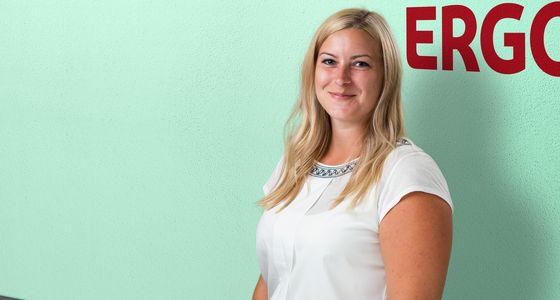 ERGO Außendienstmitarbeiterin Lisa Liedlbauer