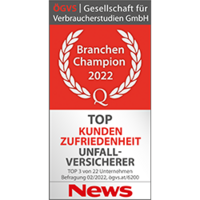 ÖGVS Siegel 2022: ERGO hat Top Kundenzufriedenheit in der Unfallversicherung