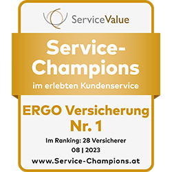 ERGO Versicherung ist Service Champion