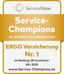 Service Champion Siegel Nr.1 2025